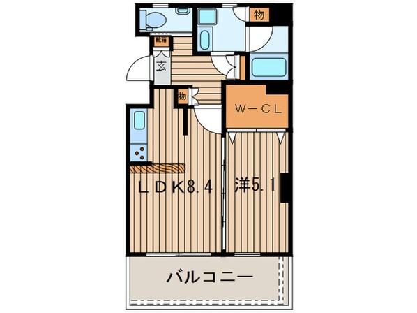 メゾンモネの物件間取画像